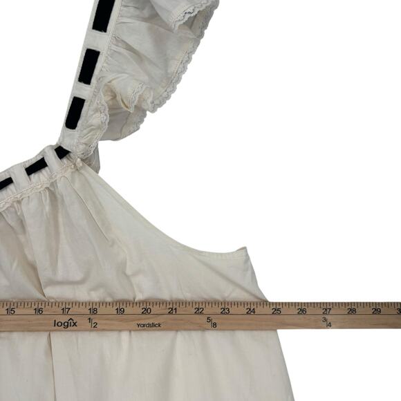 Aerie Femme Bow Nightie New With Tags Size XXL Off White Cotton - Picture 9 of 16